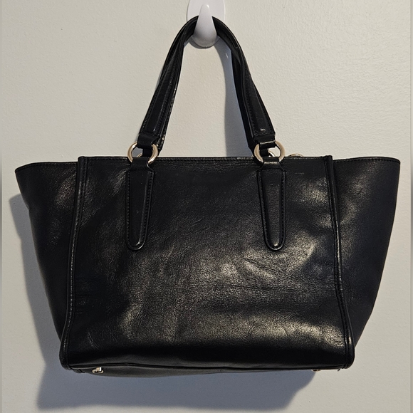 Coach 2 WAY Handbag Black Leather Shoulder Mini Bag - Picture 11 of 16